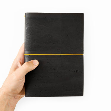 Corkor-A5-Cork-Journal-Cover-black-hands #color_black