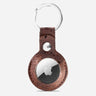 Airtag Keychain for Apple front | Cork Keychain - Corkor, #color_brown