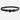 Black belt with a silver buckle on a white background #color_black