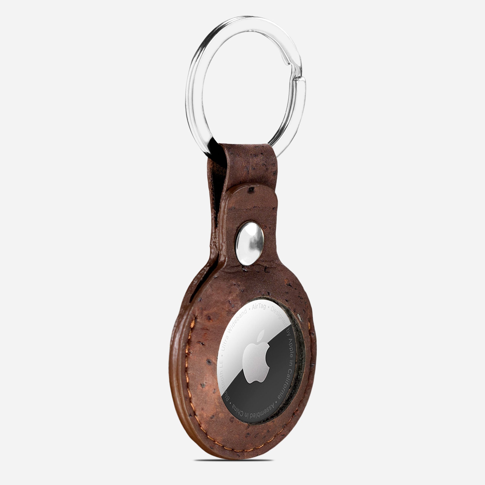 Cork Airtag Keychain for Apple - Stylish and Eco-Friendly Accessory