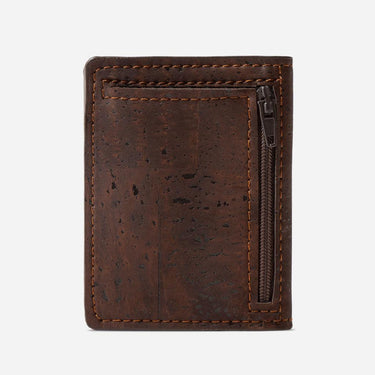 Slim Wallet Coins Pocket - Corkor #color_brown