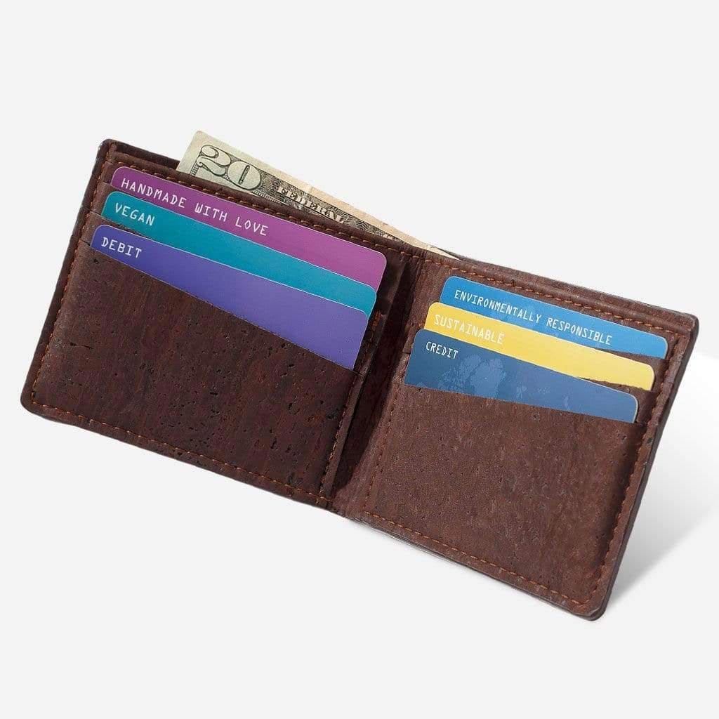 Slim Bifold Leather Wallet