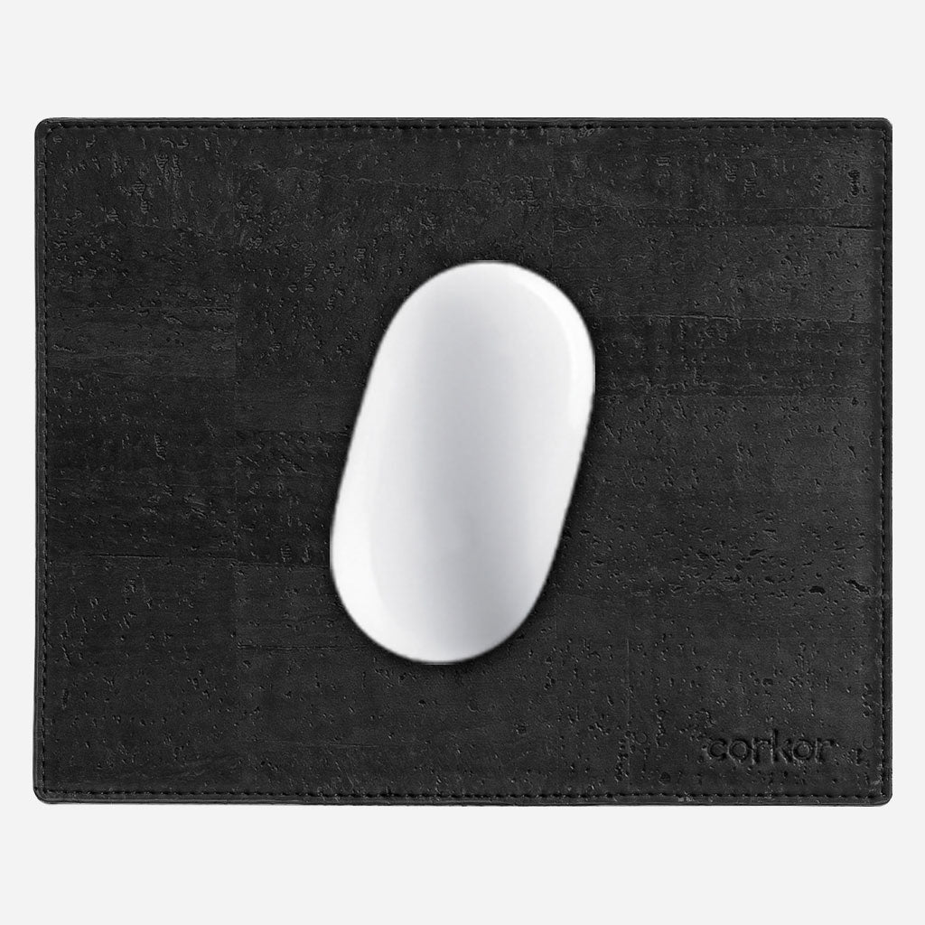 cork mouse pad black