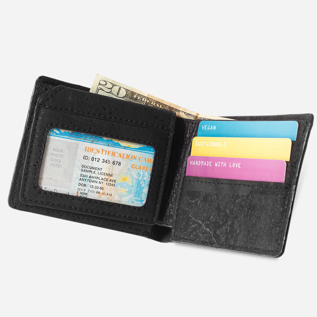 Buy RFID Blocking Credit Card Wallet, Compact Vegan Leather Card