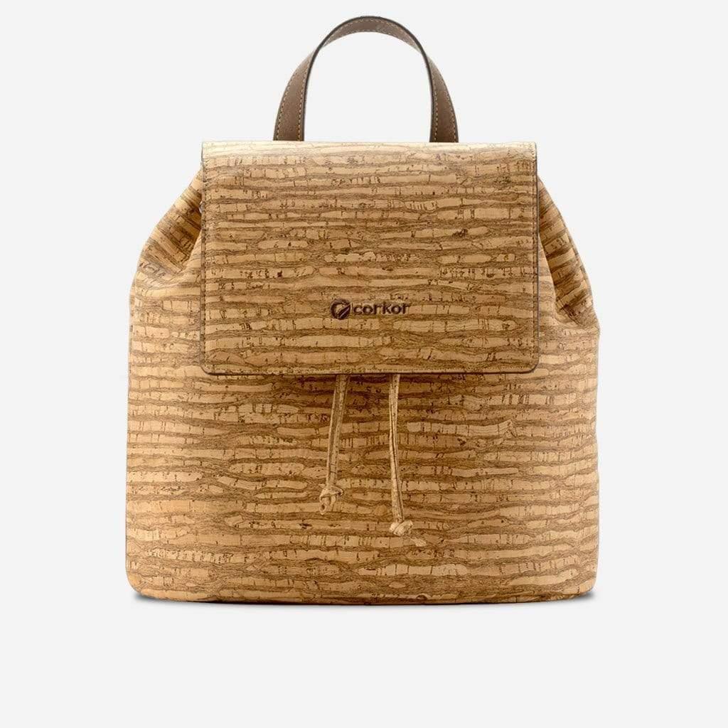 Cork clearance backpack purse