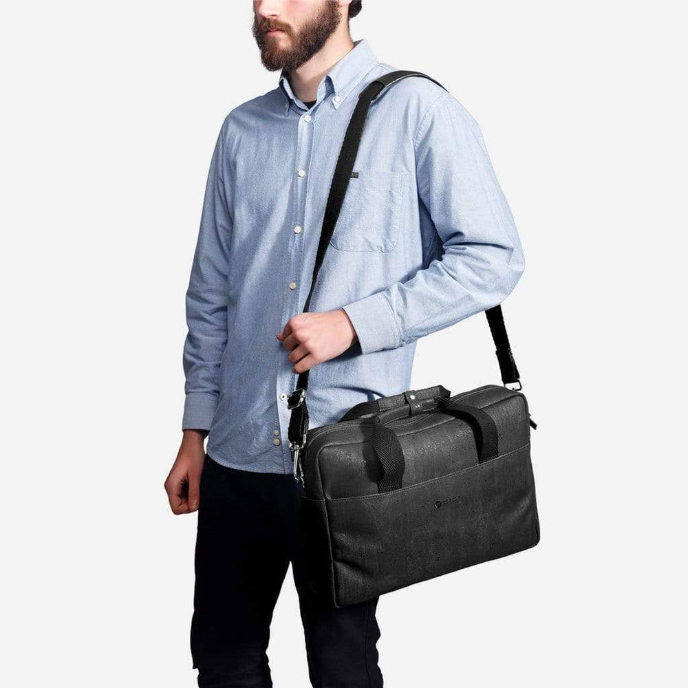 Corkor Cork Briefcase | Unique Vegan Bag Handbag Men Women Sustainable ...