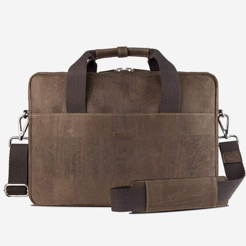 Corkor Vegan Cork Crossbody Bag For Women - Black, Eco-Friendly Purse With Adjustable Strap