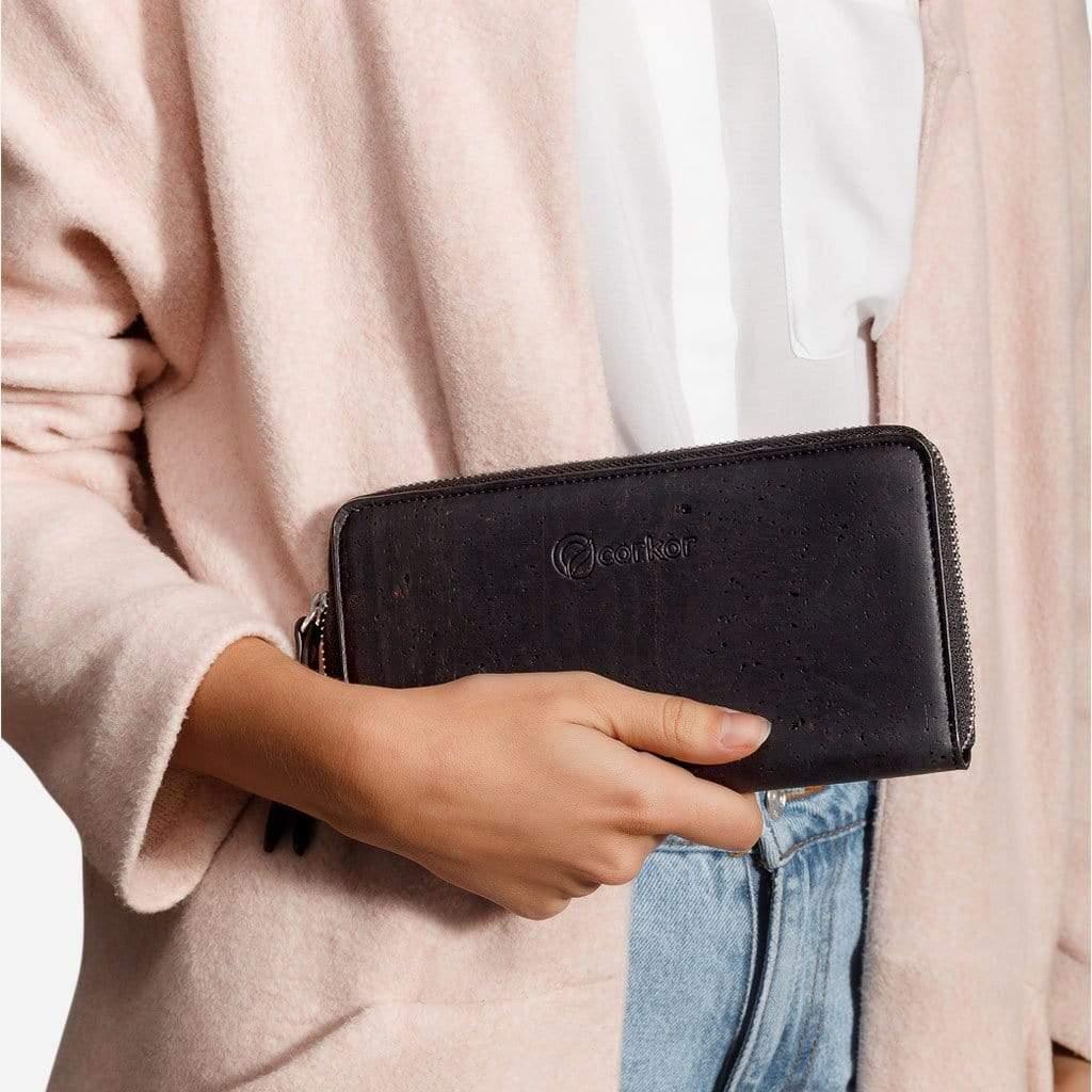Calvin klein large shop zip around purse