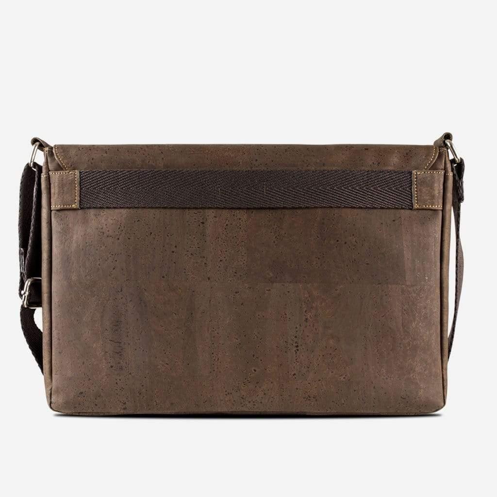 Mens faux leather hot sale messenger bag