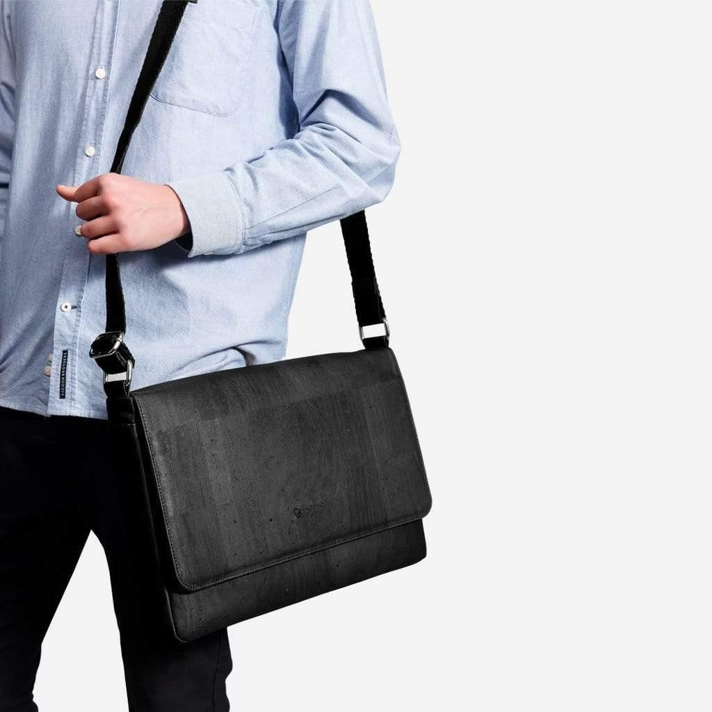 Cork Messenger Cork Eco friendly Alternative to Leather Corkor