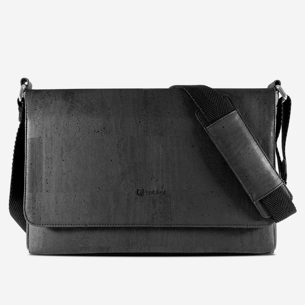 Corkor Cork Messenger Bag Men Vegan Eco friendly Alternative to