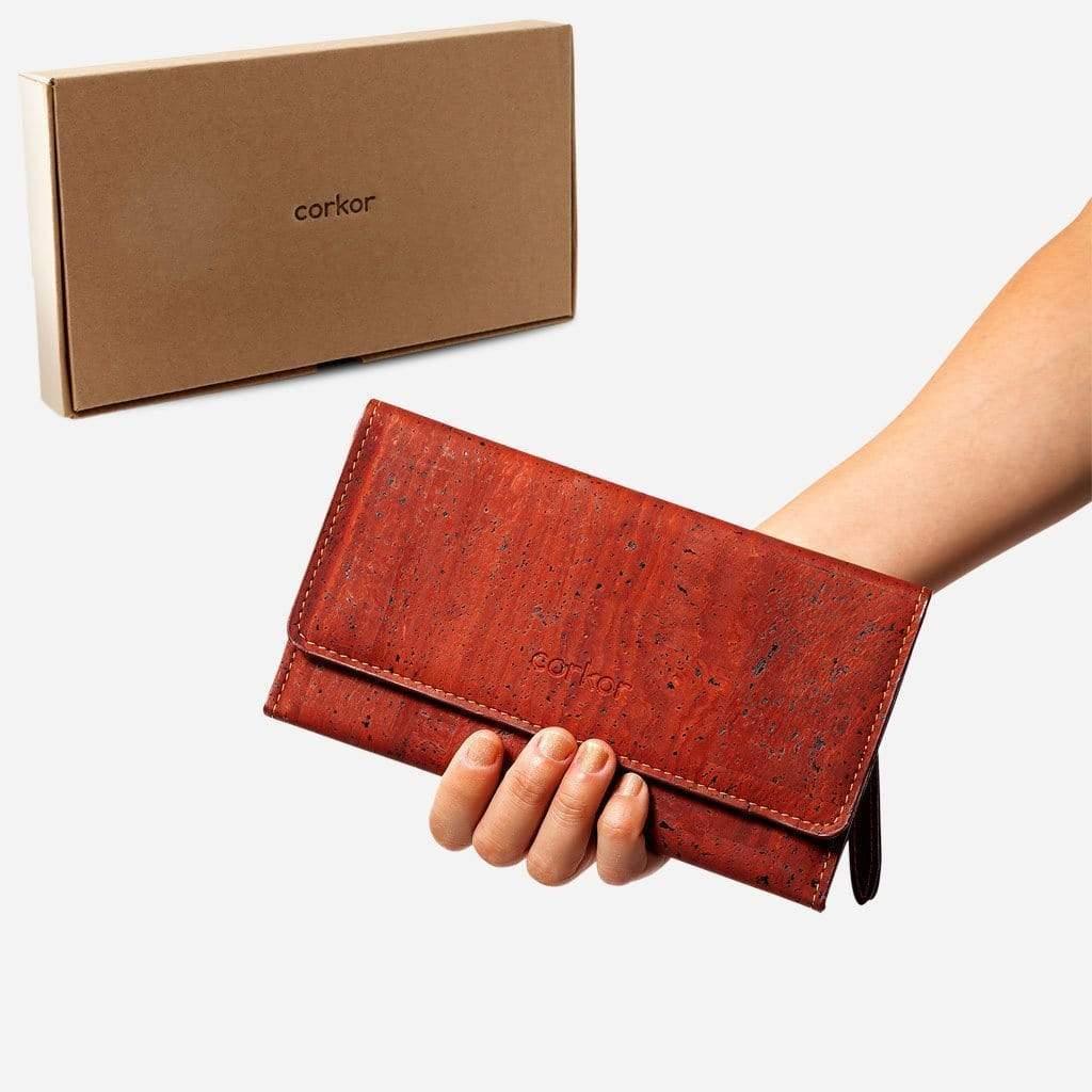 Women Cork Wallet Slim